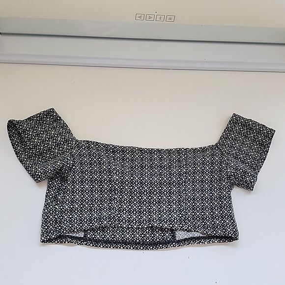 Intimately Free people lucky now brami medium crop top off shoulder nwt womens - Picture 8 of 8